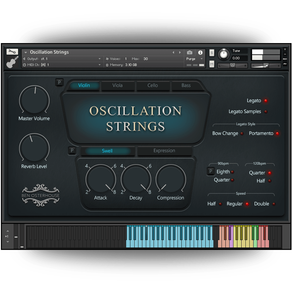 Oscillation Strings by Osterhouse Sounds | Kontakt Instrument